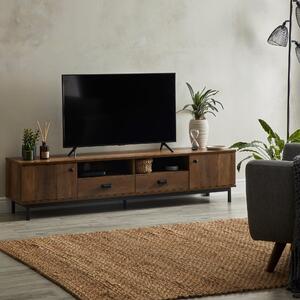 Fulton Pine Extra Wide TV Unit Pine (Brown)
