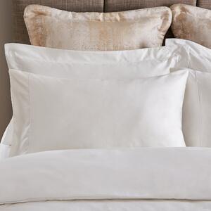 Dorma Egyptian Cotton Sateen 1000 Thread Count White Standard Pillowcase White