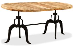 Dining Table Solid Mango Wood and Steel 180 cm