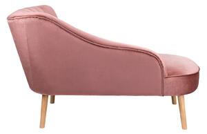 Lara Luxury Velvet Chaise Longue - Rose