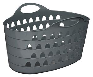 Flexi Laundry Basket Slate Grey
