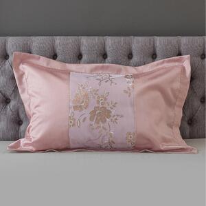 Elene Pink Floral Sequin Oxford Pillowcase Pink