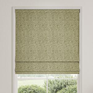 William Morris Bird And Anemone Woven Made To Measure Roman Blind Moss
