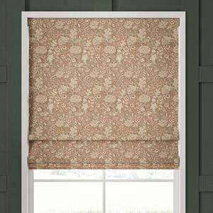 William Morris Double Bough Made To Measure Roman Blind Terracotta