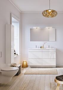 House Beautiful Ele-ment(s) 1200mm Gloss White Floorstanding Vanity with Basin
