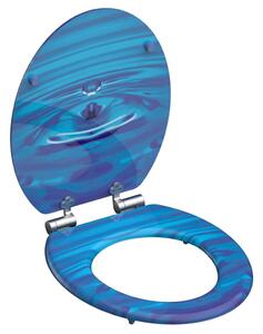 SCHÜTTE Toilet Seat with Soft-Close BLUE DROP