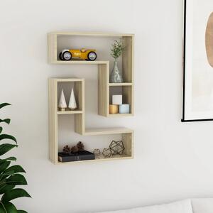 Wall Shelves 2 pcs Sonoma Oak 50x15x50 cm Chipboard
