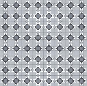 Devon Grey/Black Vinyl Sheet Flooring - 3x2m Roll