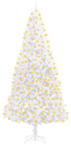 Artificial Christmas Tree with LEDs 300 cm White