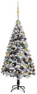 Artificial Christmas Tree with LEDs&Ball Set Green 120 cm