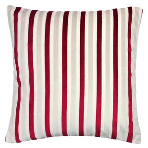 Cut Velvet Stripe Vertical Cushion - 45x45cm