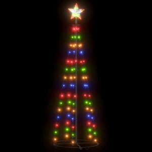 Christmas Cone Tree Colourful 70 LEDs Decoration 50x120 cm