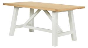 Ashstead Dining Table - Oak and Ivory