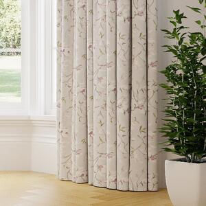 Magnolia Made to Measure Curtains Grey/Pink/Green