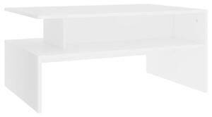 Coffee Table White 90x60x42.5 cm Engineered Wood