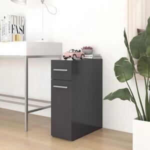 Apothecary Cabinet Grey 20x45.5x60 cm Chipboard