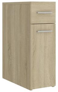 Apothecary Cabinet Sonoma Oak 20x45.5x60 cm Engineered Wood