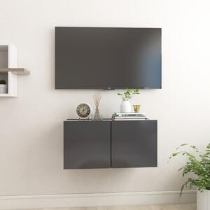 Hanging TV Cabinet Grey 60x30x30 cm