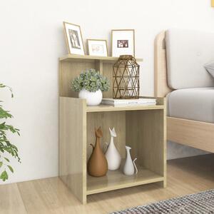 Bed Cabinet Sonoma Oak 40x35x60 cm Chipboard