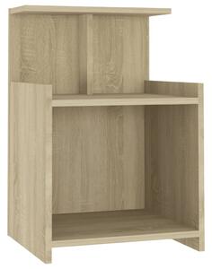 Bed Cabinet Sonoma Oak 40x35x60 cm Engineered Wood
