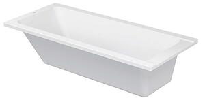 Duravit White Straight Bath with Waste - 1700x750mm