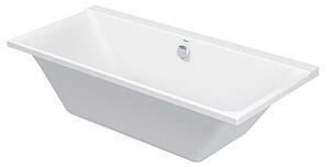 Duravit White Straight Double Ended Bath with Waste - 1800x800mm