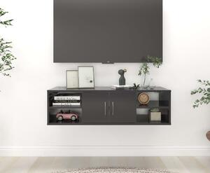 Wall Shelf Grey 102x30x29 cm Chipboard
