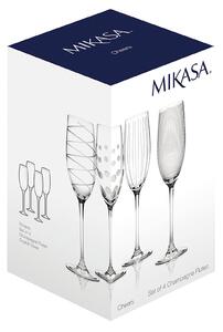 Mikasa 'Cheers' Set of 4 Flute Glasses