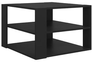 Coffee Table Black 60x60x40 cm Engineered Wood