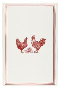 KitchenCraft Set of 2 French Hen Tea Towels