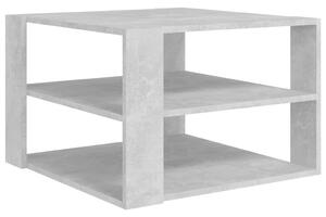Coffee Table Concrete Grey 60x60x40 cm Engineered Wood