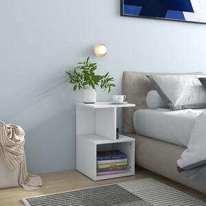Bedside Cabinets 2 pcs White 35x35x55 cm Engineered Wood