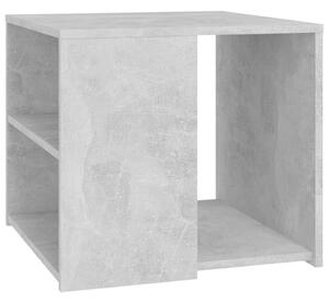 Side Table Concrete Grey 50x50x45 cm Engineered Wood