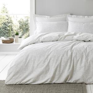 Phoebe Grey Duvet Cover and Pillowcase Set Grey and White