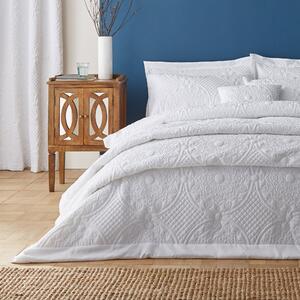 Mandalay White Bedspread White