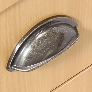 Clifton 32mm Zinc Pewter Handle - 2 Pack