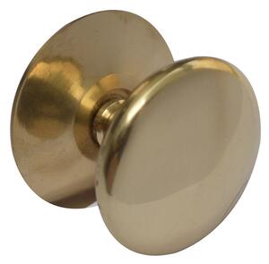 Victorian 38mm Polished Brass Cabinet Knob - 2 Pack