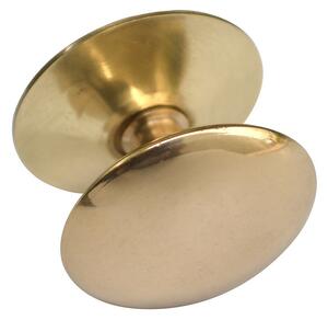 Victorian 38mm Polished Brass Cabinet Knob - 6 Pack