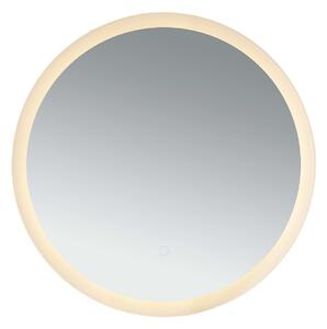 Oaksey Round Frosted Edge Mirror - 600mm