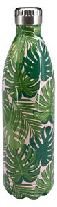 Leaf 1L Water Flask Green and Pink