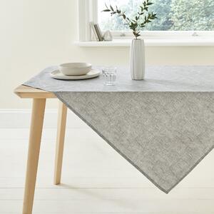 Grey Wipe Clean Tablecloth Grey