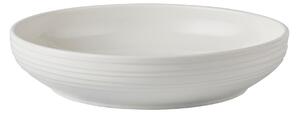 Large Porcelain Pasta Bowl White