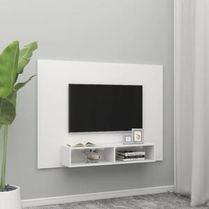 Wall TV Cabinet White 135x23.5x90 cm Engineered Wood