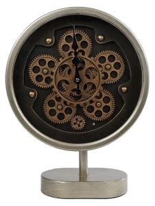 Gifts Amsterdam Radar Clock Stefan Metal Black and Gold 30x10x42 cm