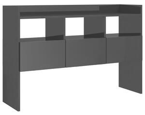Sideboard High Gloss Black 105x30x70 cm Engineered Wood