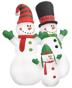 Christmas Inflatable Snowmen Santa Family LED IP44 240 cm