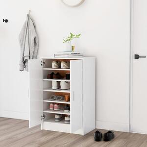 Shoe Cabinet White 60x35x92 cm Chipboard