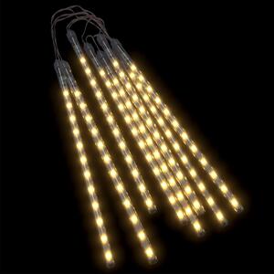 Meteor Lights 8 pcs 30 cm Warm White 192 LEDs Indoor Outdoor