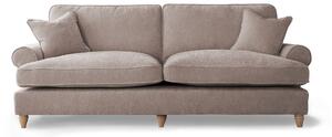 Comfy Alfie Chenille 4 Seater Sofa | Modern Grey Green Gold Blue & Pink Living Room Settee | Upholstered Fabric Large Lounge Couch Roseland Furniture
