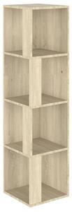 Corner Cabinet Sonoma Oak 33x33x132 cm Engineered Wood